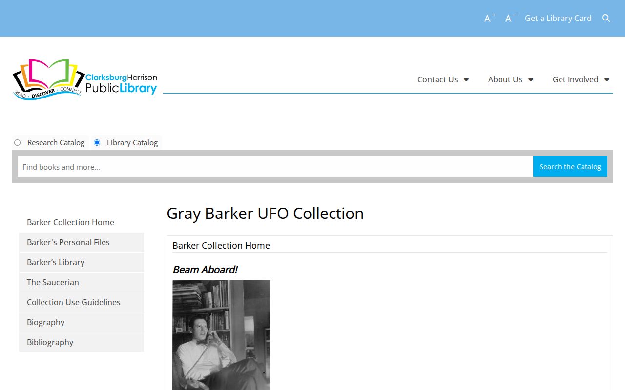 Clarksburg city directory companion Gray Barker collection